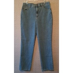 Gloria Vanderbilt Amanda Jeans Size 14 Straight Leg Classic Medium Wash 33x41